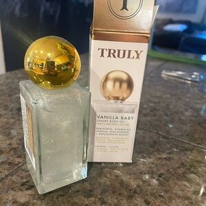 TRULY Vanilla Baby Luxury Body Oil - Gold and Silver